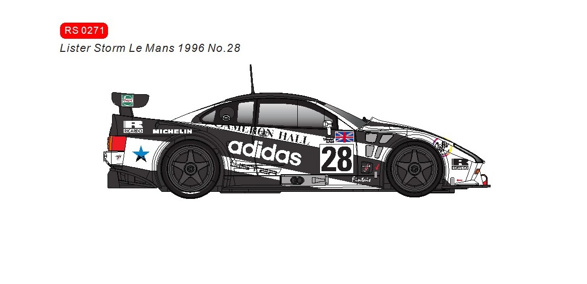 RS0271 Lister Storm Le Mans 1996 no 28